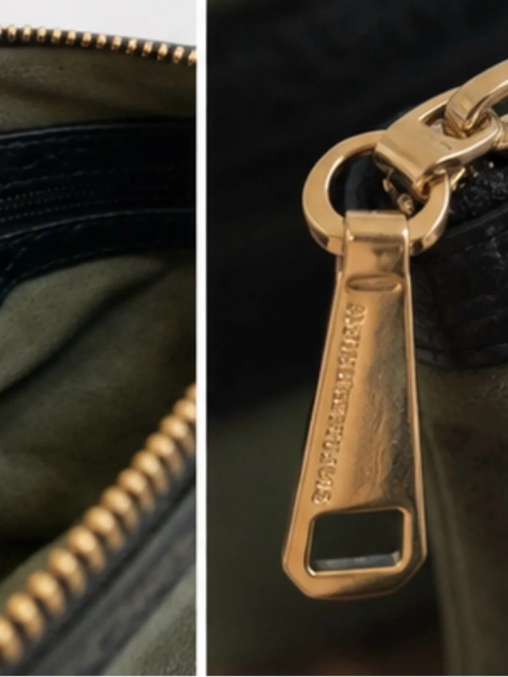 Smaak Amsterdam Olive Green Leather Pouch